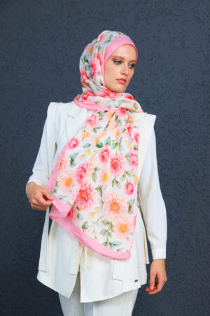 İbiza Şal Serisi- 469-004- V-2 - Gül Pembe