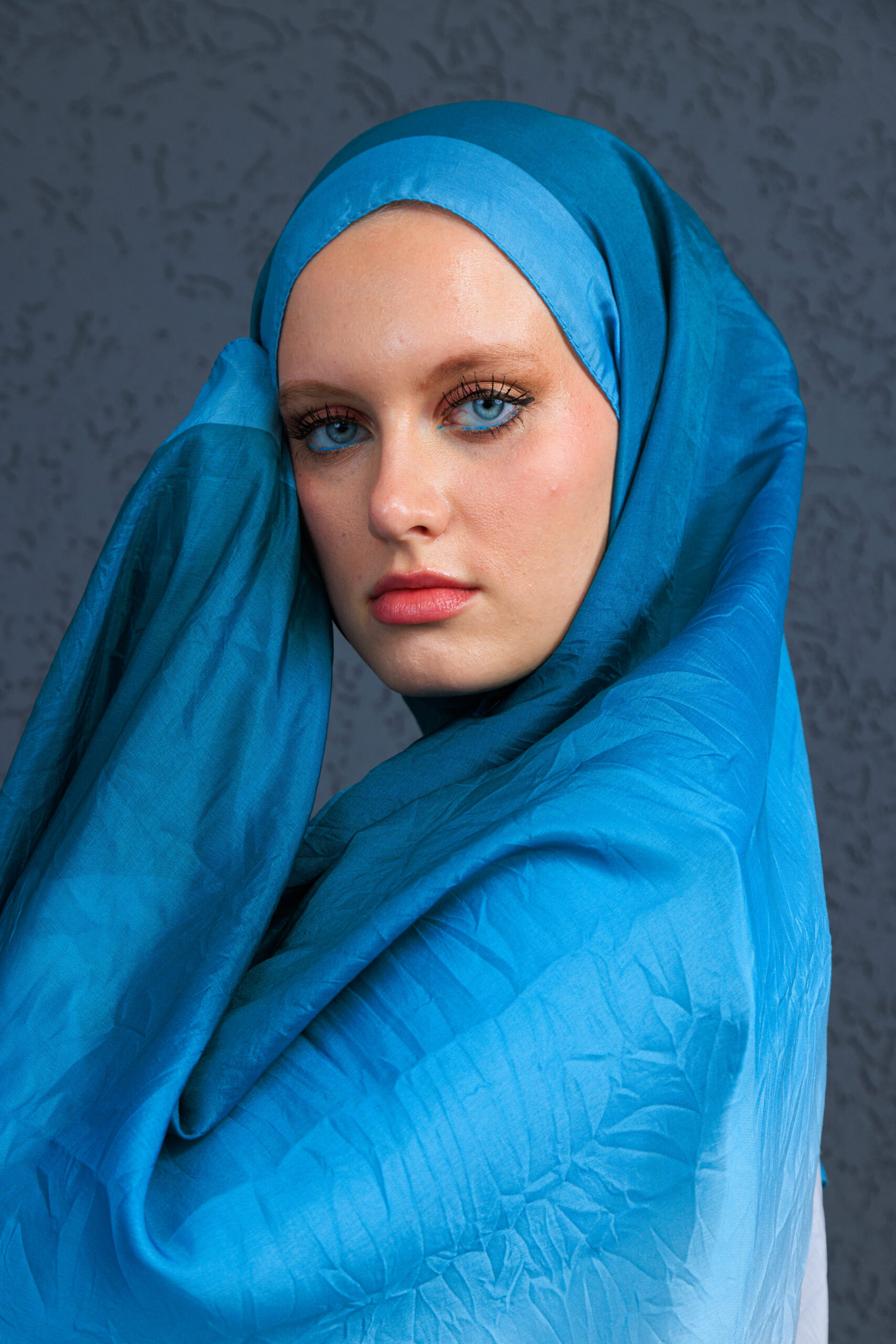 Lodos Şal Serisi- Z-2240 - V-14 - Okyanus - Görsel 2