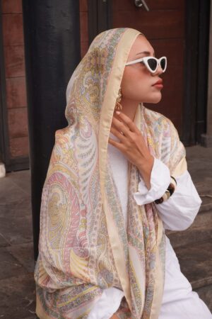 New Zuhur Şal Serisi- 469-002- V-3 - Limon