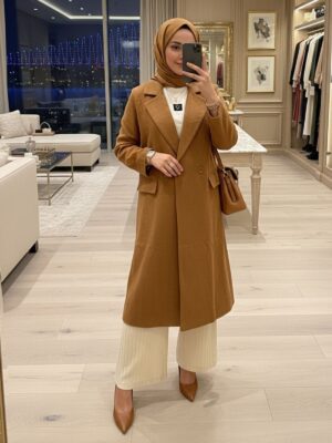 Kaşe Cepli Kaban CKT100407- Taba