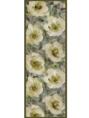 Nazende Desen Şal  469-020 - V-8 - Yağ Yeşili