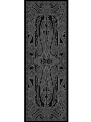 Rüya Tınısı Desen Şal  469-018 - V-1 - Siyah