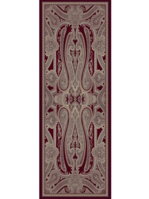 Rüya Tınısı Desen Şal 469-018 - V-2 -  Bordo