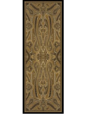 Rüya Tınısı Desen Şal  469-018 - V-11 - Gold Siyah