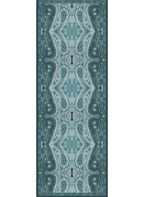 Mirşah Desen Şal  469-021 - V-8 - Deniz Mavi