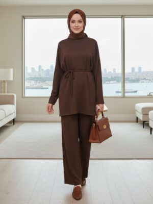 Liva Oysho İkili Takım TK100353 - Kahve