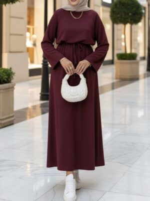 Oysho Elbise L100221 - Bordo