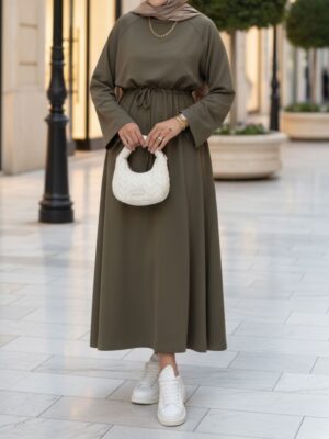 Oysho Elbise L100221 - Haki