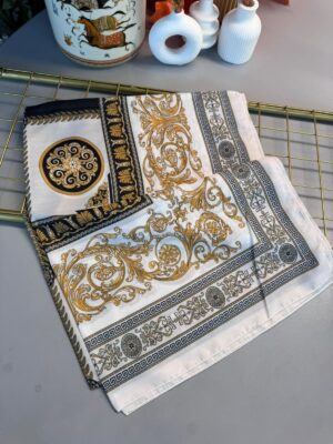 Versace Pamuk Soft Şal 61535 - Beyaz