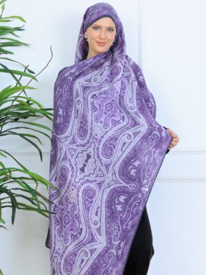 Mirşah Desen Şal  469-021 - V-13 -  Leylak