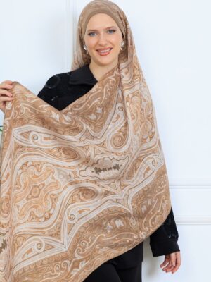 Mirşah Desen Şal  469-021 - V-17- Somon