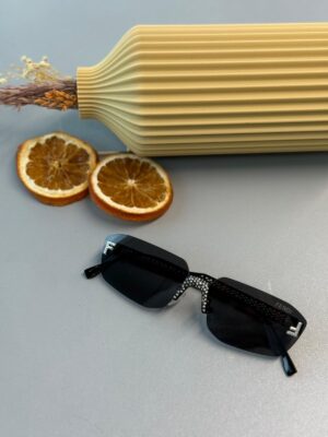 Fendi Tasarım Daimond Güneş Gözlüğü - Siyah