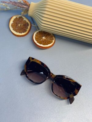 Prada Kate Spade Çerçeve Güneş Gözlüğü - Leopar