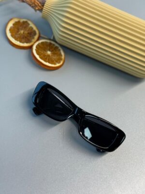 Versace VE2284 Dikdörtgen Güneş Gözlüğü- Siyah