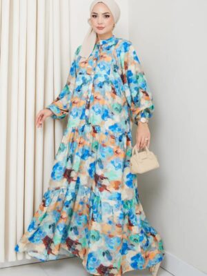 Samyella Elbise L100109 - Gök Mavi