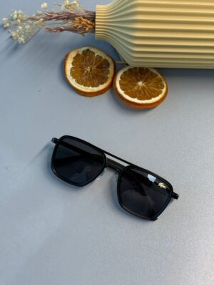 Unisex Güneş Gözlüğü -  Siyah logo cam