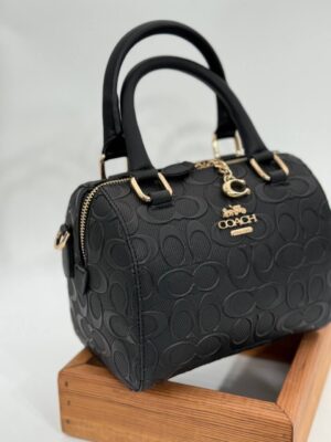 Coach Gofraj 20 cm speedy siyah çanta