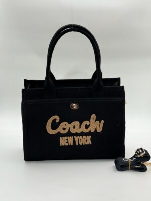 Coach canvas büyük boy siyah çanta