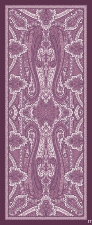 Yeni Etnik Pamuk Soft Şal 65301 - Erik Moru