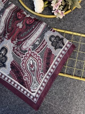 Rüya Sarayı Pamuk Şal-900080-Bordo