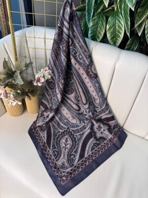 Etro Pamuk İpek Şal -987654-Eflatun