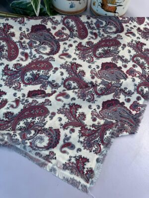 Etno Noir Naturel Pamuk Şal-202452-Ekru