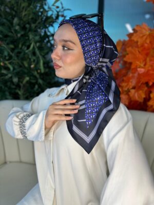 Vual İpek Eşarp-6203162-Saks