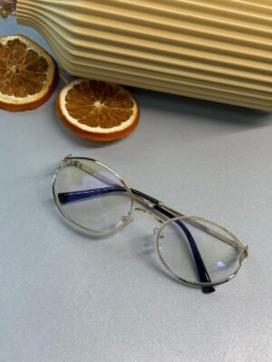 Mıu Mıu İthal Kesik Oval Güneş Gözlüğü - Şeffaf