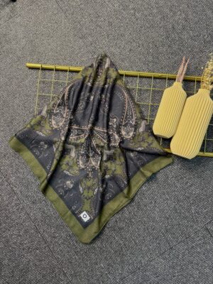 Naturel Pamuk İpek Eşarp-545658-Pastel Esinti