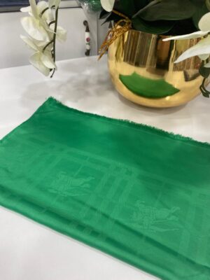 Desenli İpeksi Jakar Şal - Benetton