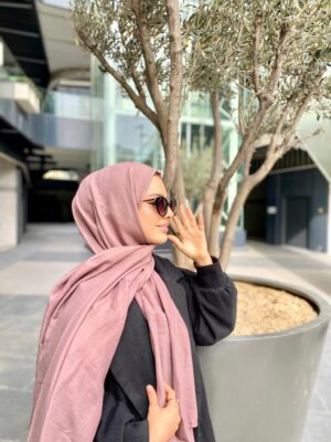 Oxygen His Serisi Pamuk Şal - Mürdüm