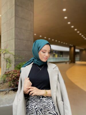 Oxygen His Serisi Pamuk Şal - Petrol