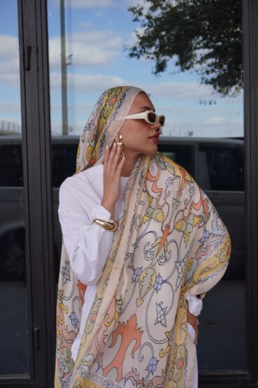 Zerefşan Şal Serisi- 469-003- V-9 - Ayçiçeği