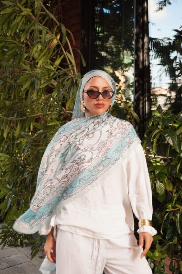 Zerefşan Şal Serisi- 469-003- V-7 - Turkuaz