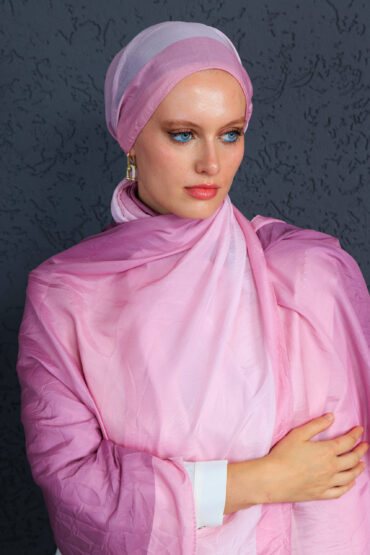 lotus Şal Serisi- Z-2240 - V-25 - Derin Pembe