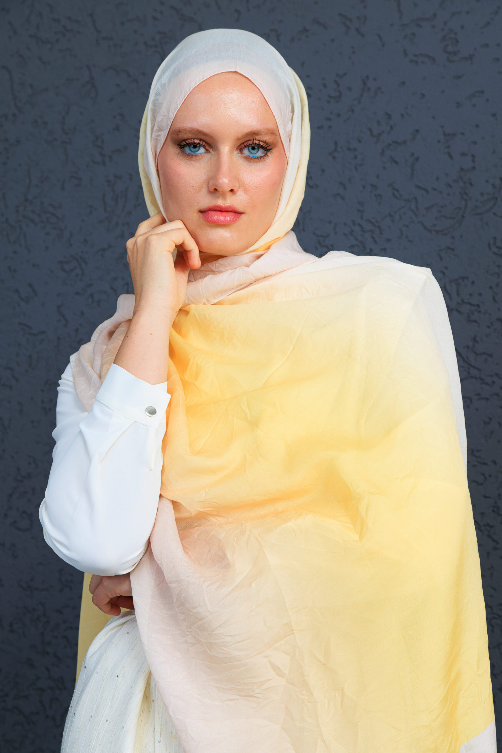 Lotus Şal Serisi- Z-2240 - V-3 - Limon