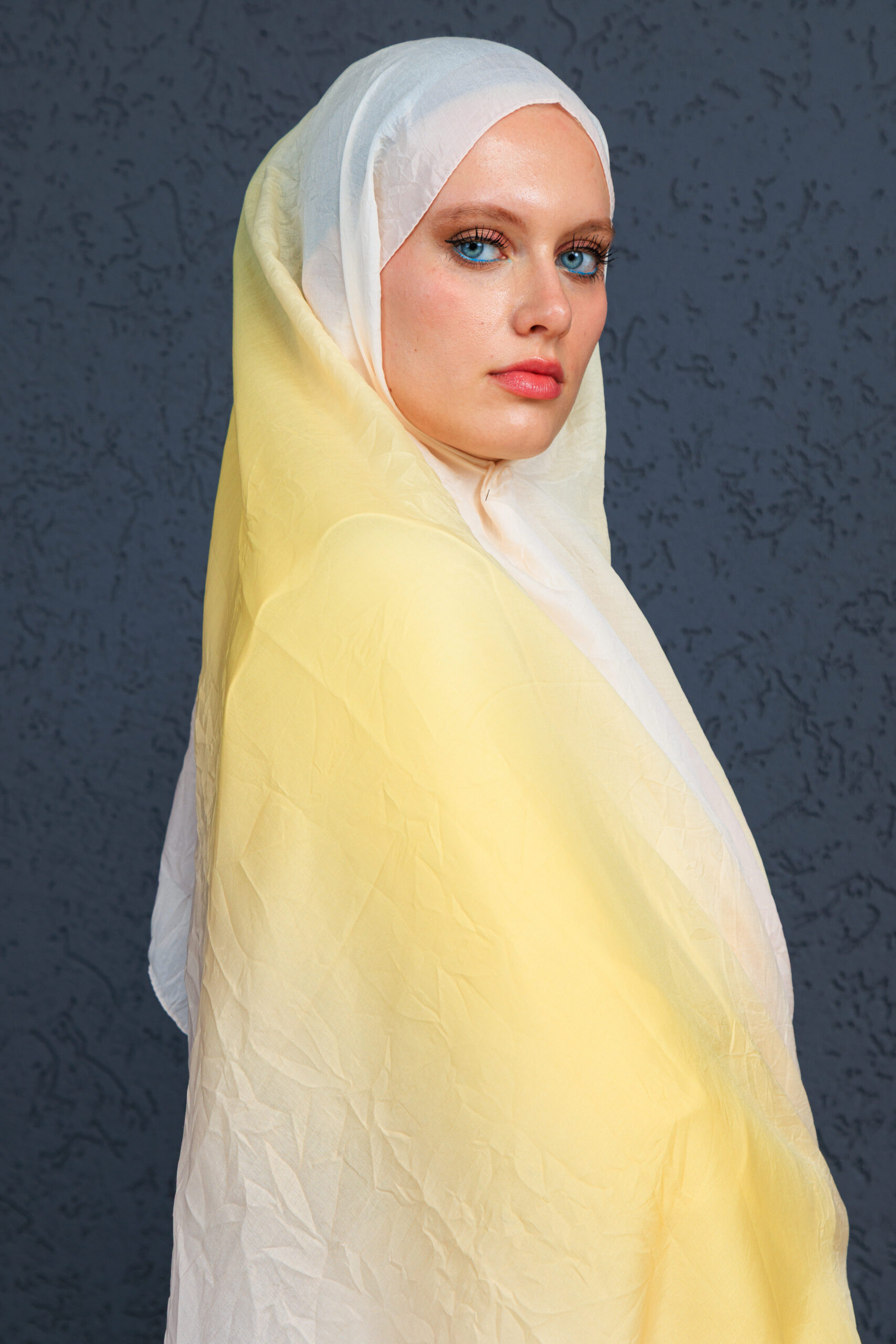 Lotus Şal Serisi- Z-2240 - V-3 - Limon - Görsel 4