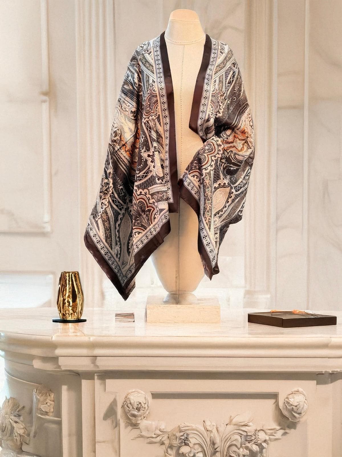 Vzion Etnik Desen Vual Şal