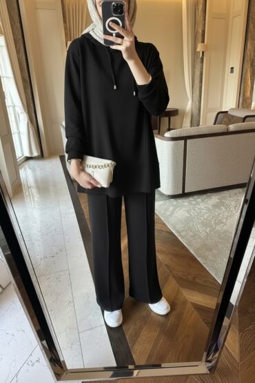 Premium Oys Edoril İkili Takım TK100255 - Siyah