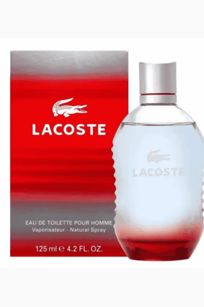 Lacoste Red EDT Pour Homme- Eau De Erkek Tester Parfüm 125 ML