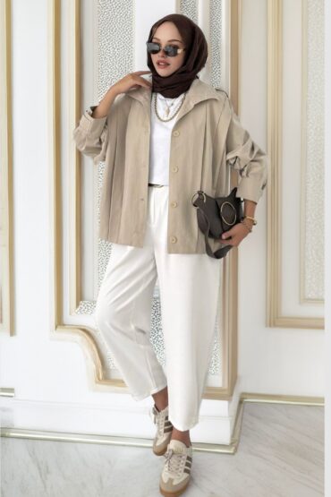 Zara Bomber Trençkot DŞ100237 - Bej