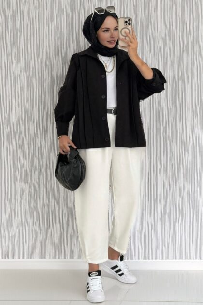 Zara Bomber Trençkot DŞ100237 - Siyah