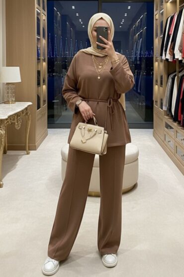 Oys Bağlamalı İkili Takım TK100240 - Kahve