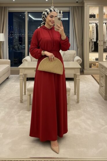 Madonna Elbise (Şal Hediye) ELB100405 Bordo