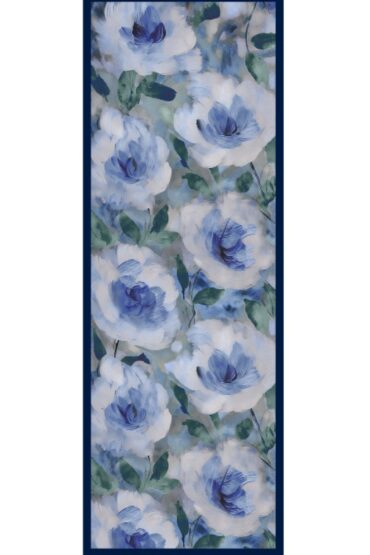 Nazende Desen Şal 469-020 - V-5 - Çini Mavi