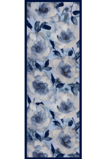 Nazende Desen Şal 469-020 - V-19 - Derin Mavi