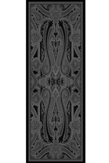 Rüya Tınısı Desen Şal 469-018 - V-1 - Siyah