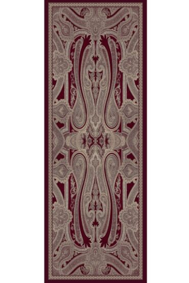 Rüya Tınısı Desen Şal 469-018 - V-2 - Bordo