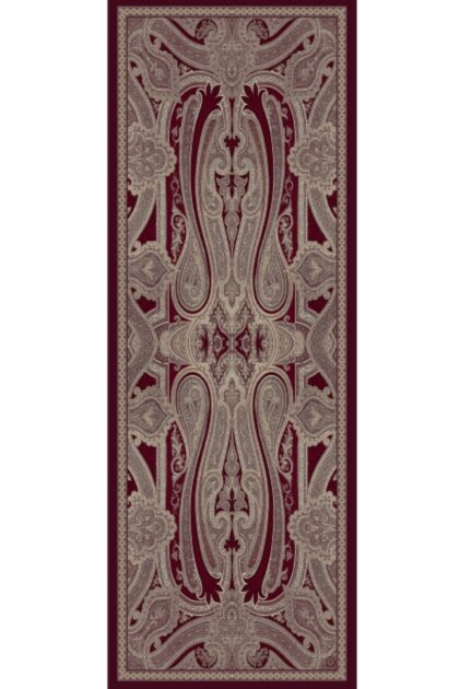 Rüya Tınısı Desen Şal 469-018 - V-2 - Bordo