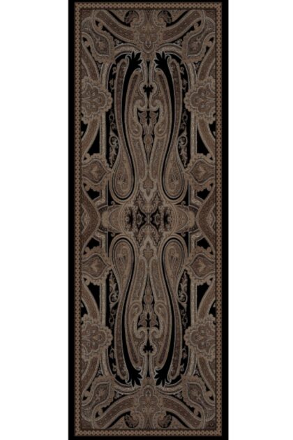 Rüya Tınısı Desen Şal 469-018 - V-6 - Bronz Siyah